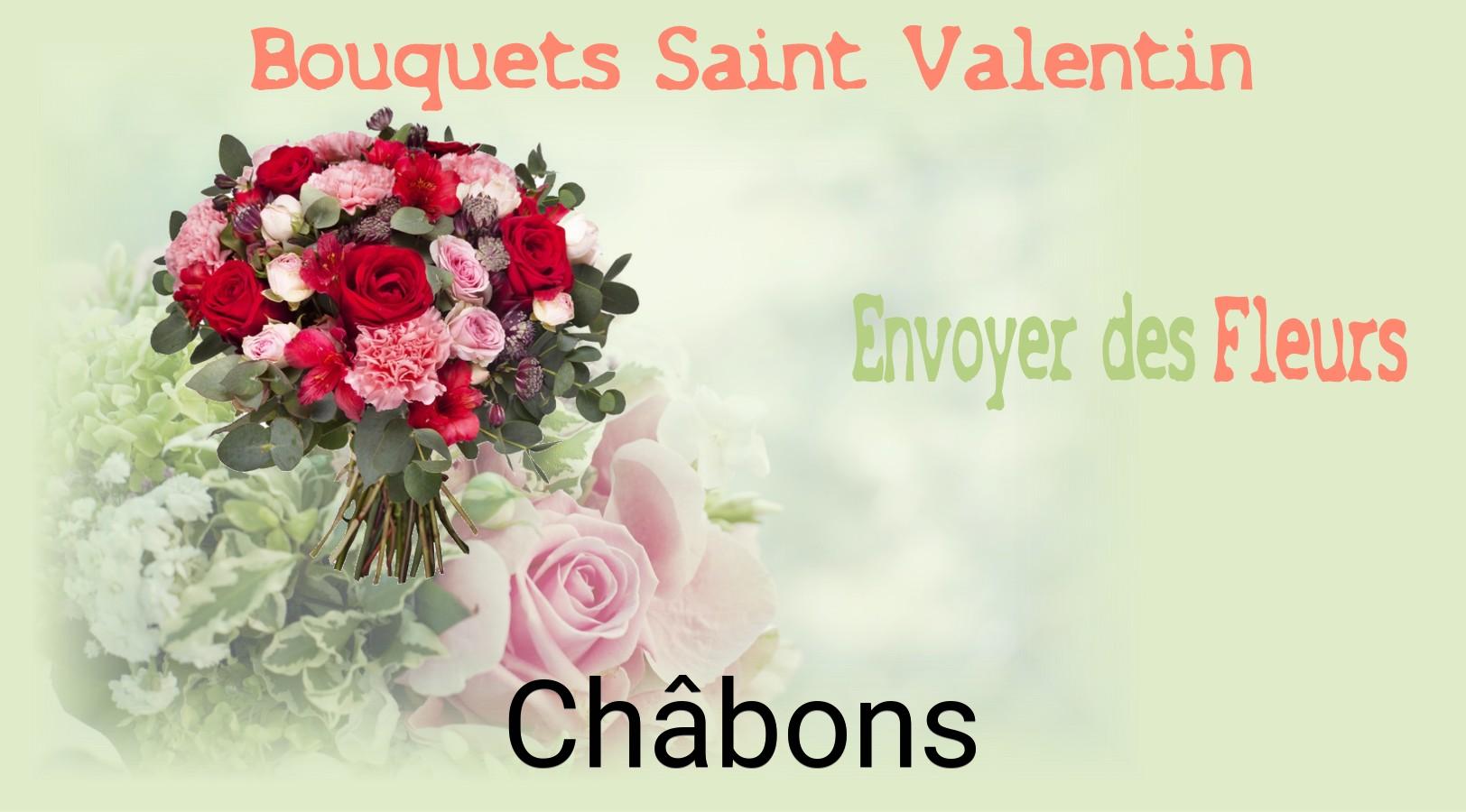 Roses de Saint-Valentin livrées à Châbons